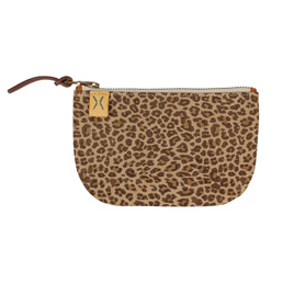 VISVIM Leopard Wallet L Sand