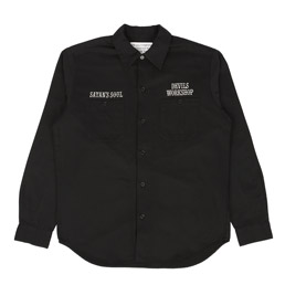 Wacko Maria Twill Work Shirt Type 1 Black