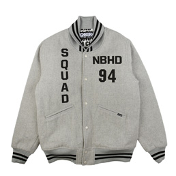 NBHD Stadium Jacket Grey