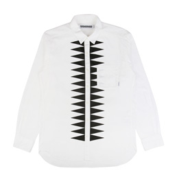 NBHD Design-2 LS Shirt White