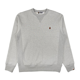 BAPE Heavy Weight Crewneck Grey