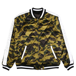 BAPE 1st Camo Reversible Souvenir Jacket Green