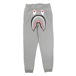 BAPE Shark Slim Sweat Pants Grey