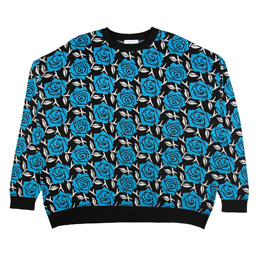 Flagstuff Iron Rose Sweater Black