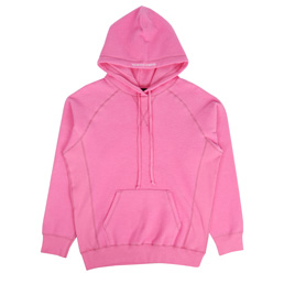Bianca Chandon Reverse Fleece Pullover Hood Pink