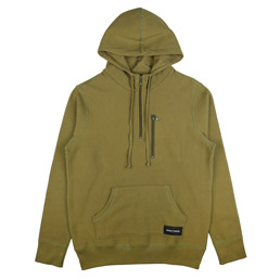 Bianca Chandon Travel Quarter Zip Hood Olive