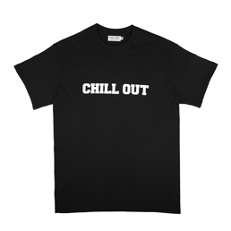 Chill Out Big Logo T-Shirt Black
