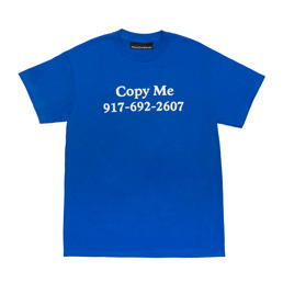Call Me 917 Copy Me T-Shirt Blue