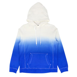 Ganryu Gradient Hoodie White/ Blue