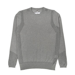 OAMC Mesh L/S Crewneck Heather Grey