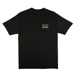 Know Wave Up By Three T-Shirt Black