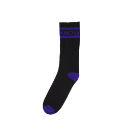 Know Wave No Time Socks Black/ Purple