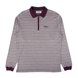 Palace Checker Zip Top Plum