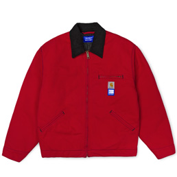 Carhartt x Paccbet Detroit Jacket - Red/Black Rins
