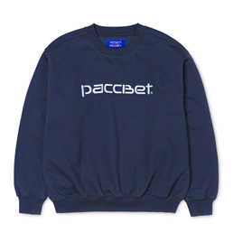 Carhartt x Paccbet Script Sweat  - Blue/White