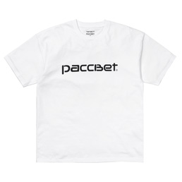 Carhartt x Paccbet Script T-Shirt - White/Black