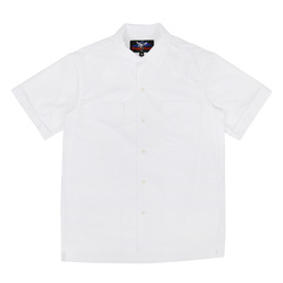 Proper Gang Loop Collar S/S Shirt White